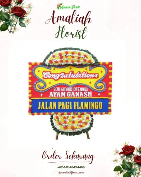 Sewa Papan Bunga Pagar Dewa